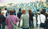 Students at Wall