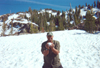 Bob in snow at the China Wall