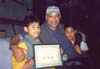 Nicholas, Dad and brother Nick