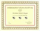 ShriekFest Award